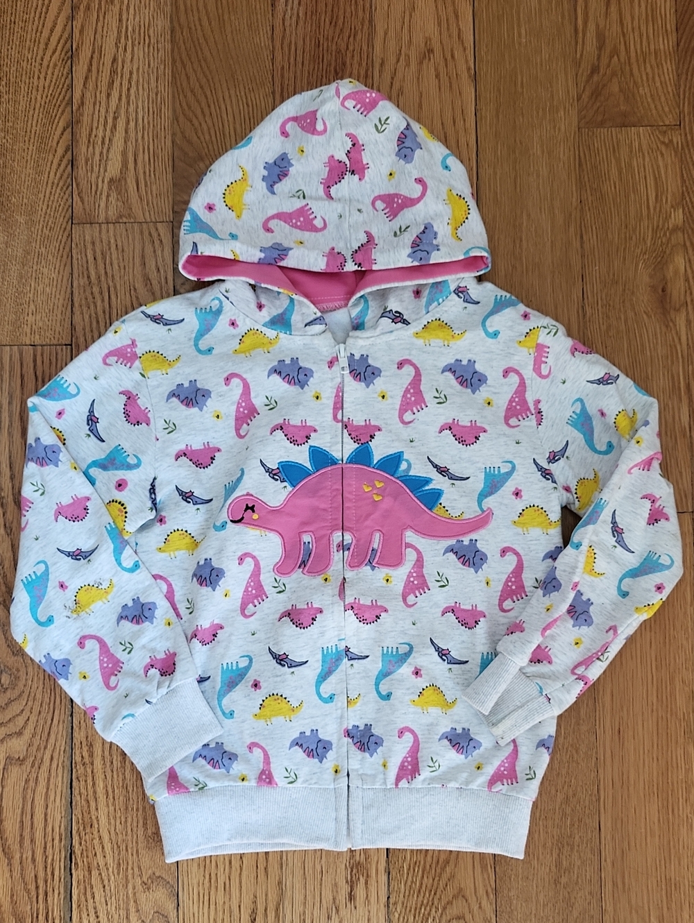 🍎FIRM!💜Little Girls Dinosaur Hoodie